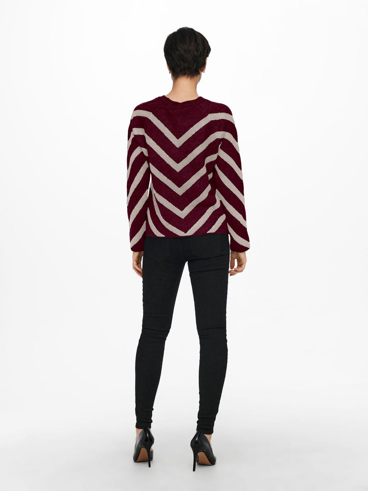 ONLY Strickpullover Damen Rundhals