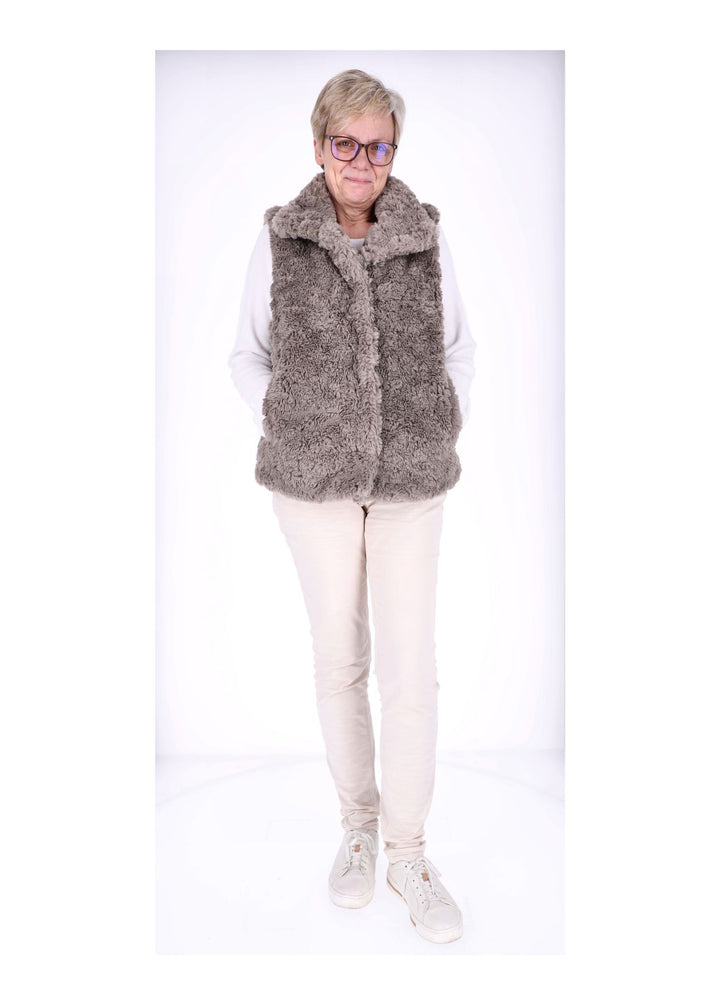 New View Bodywarmer Fake Fur Damen