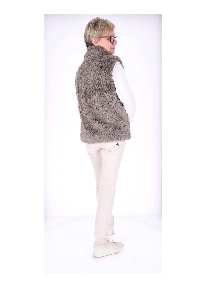 New View Bodywarmer Fake Fur Damen