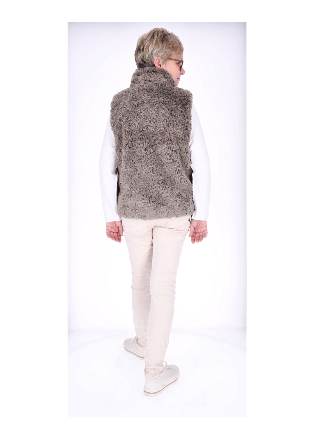New View Bodywarmer Fake Fur Damen