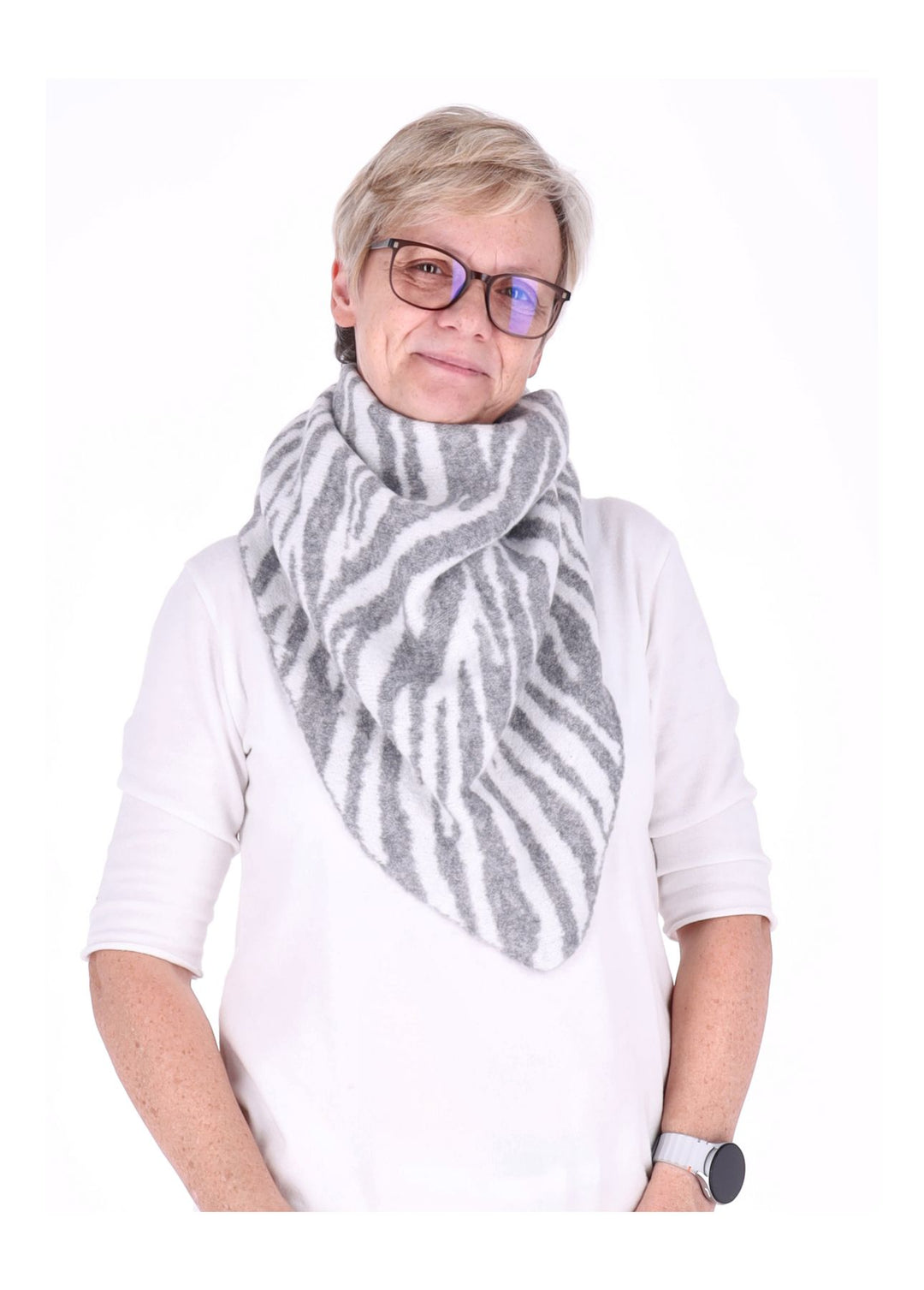 Dreieckstuch AOP Zebra von Splash of Color
