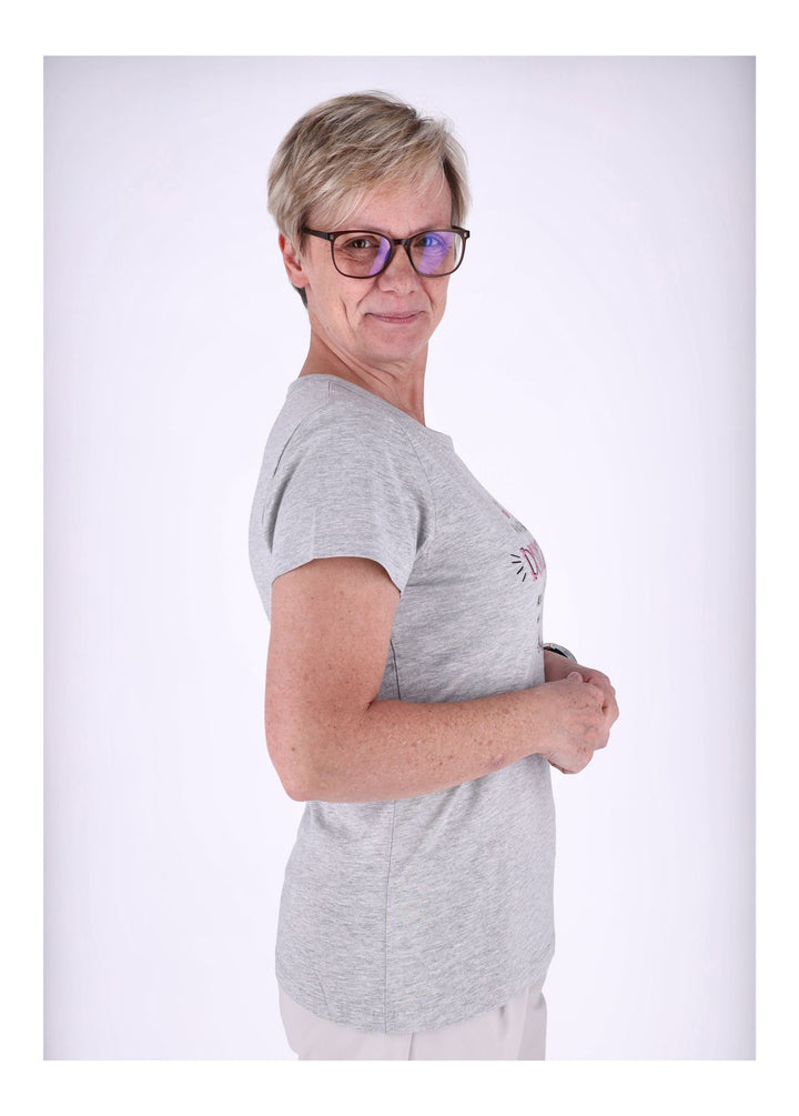 New View Damen T-Shirt Funny