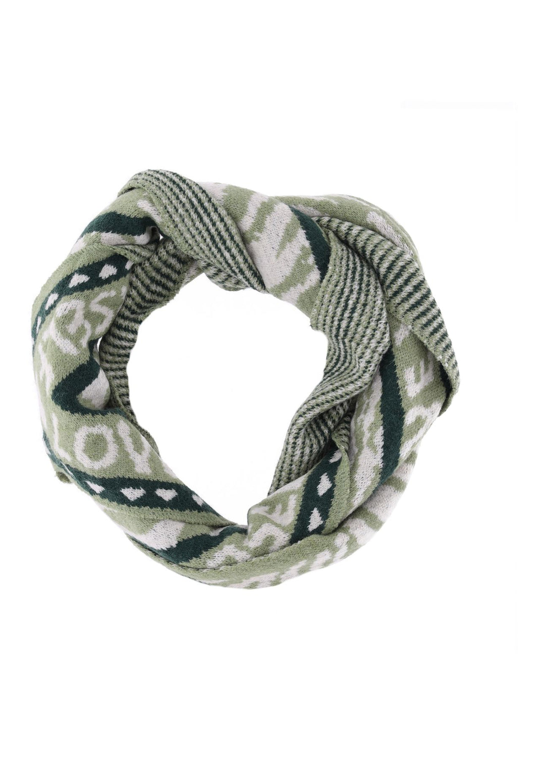 Dreieckstuch Zebra-Schrift Splash of Color