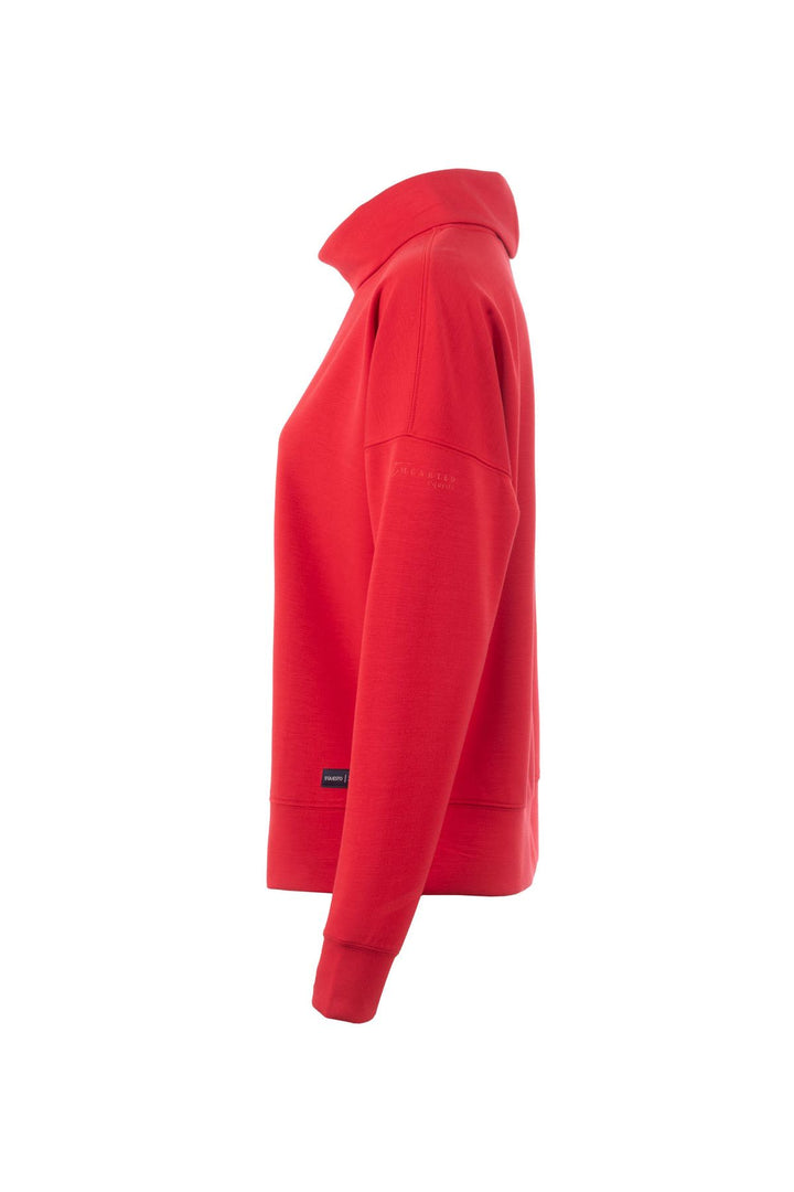 SOQUESTO Leichtsweat Damen Rollkragen