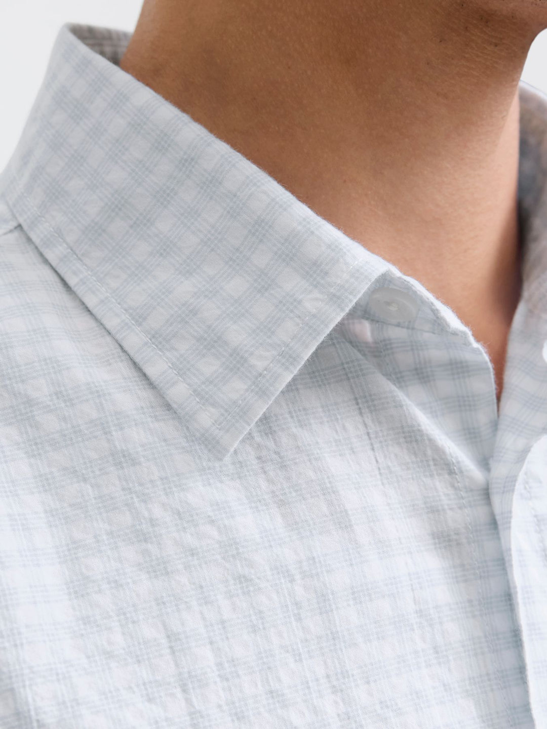 Jack & Jones Seersucker Hemd Langarm
