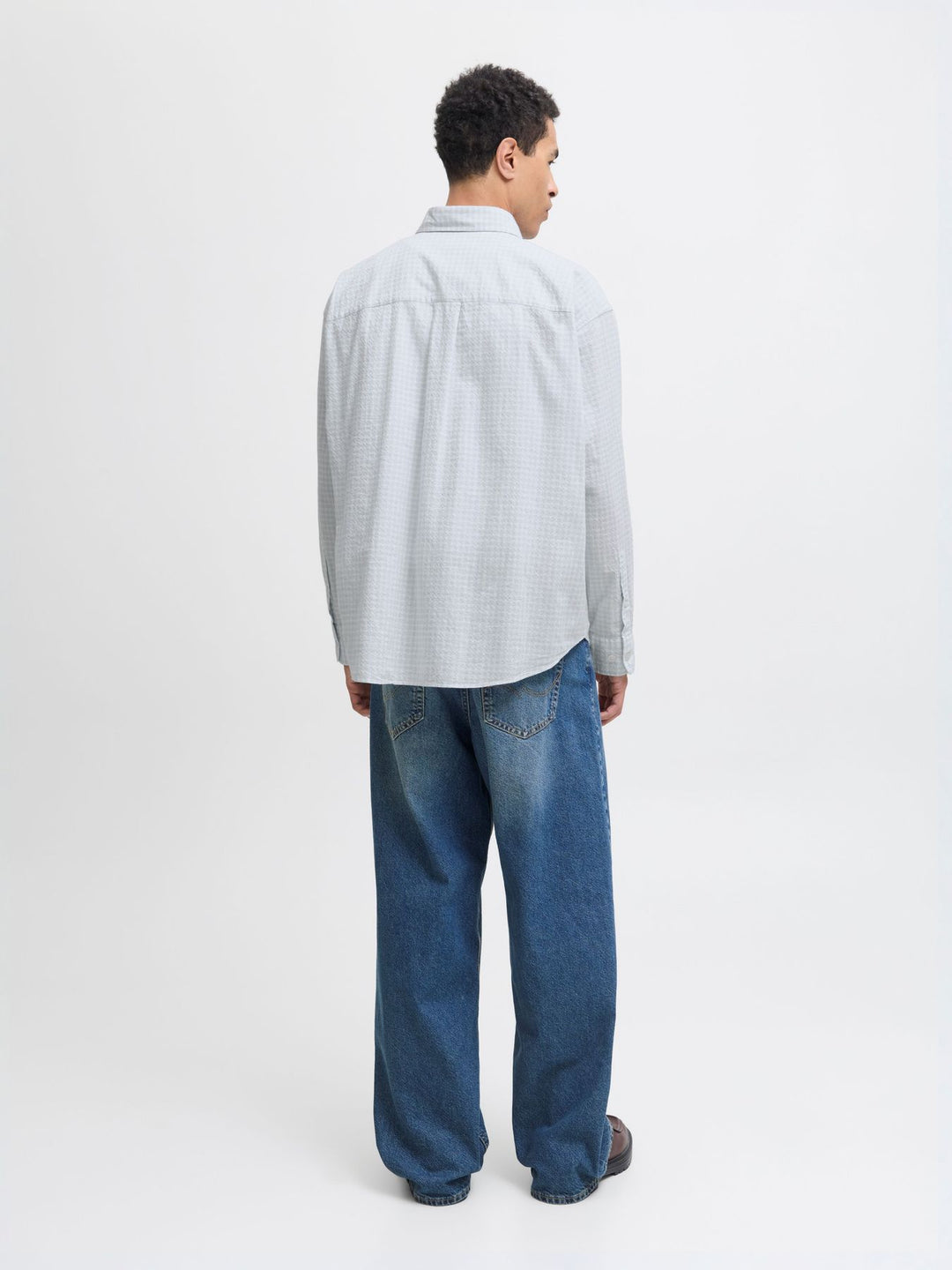 Jack & Jones Seersucker Hemd Langarm