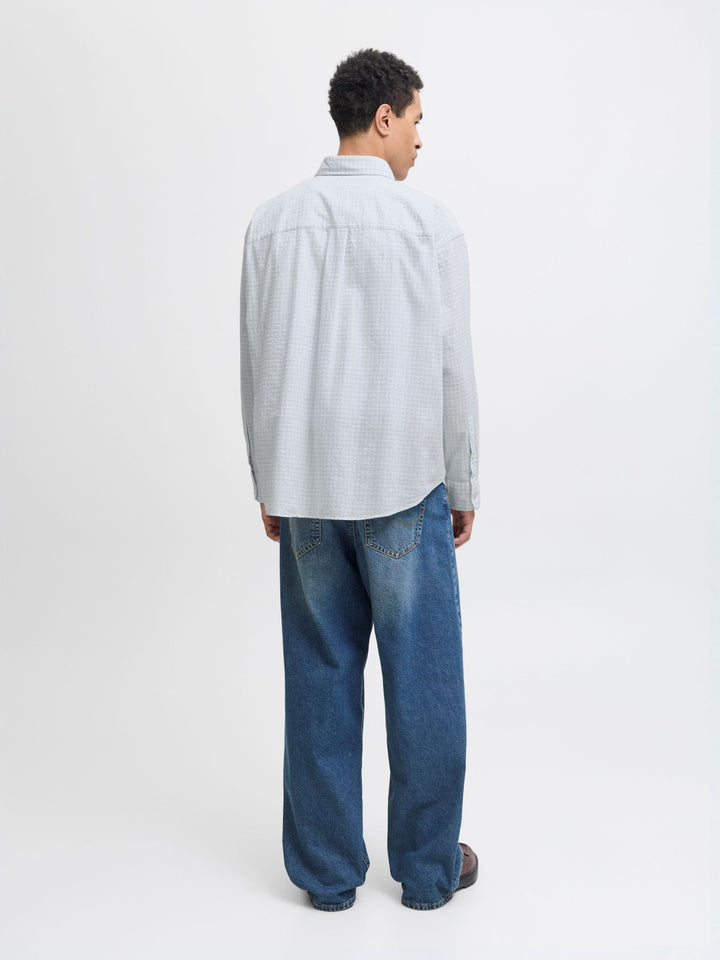 Jack & Jones Seersucker Hemd Langarm