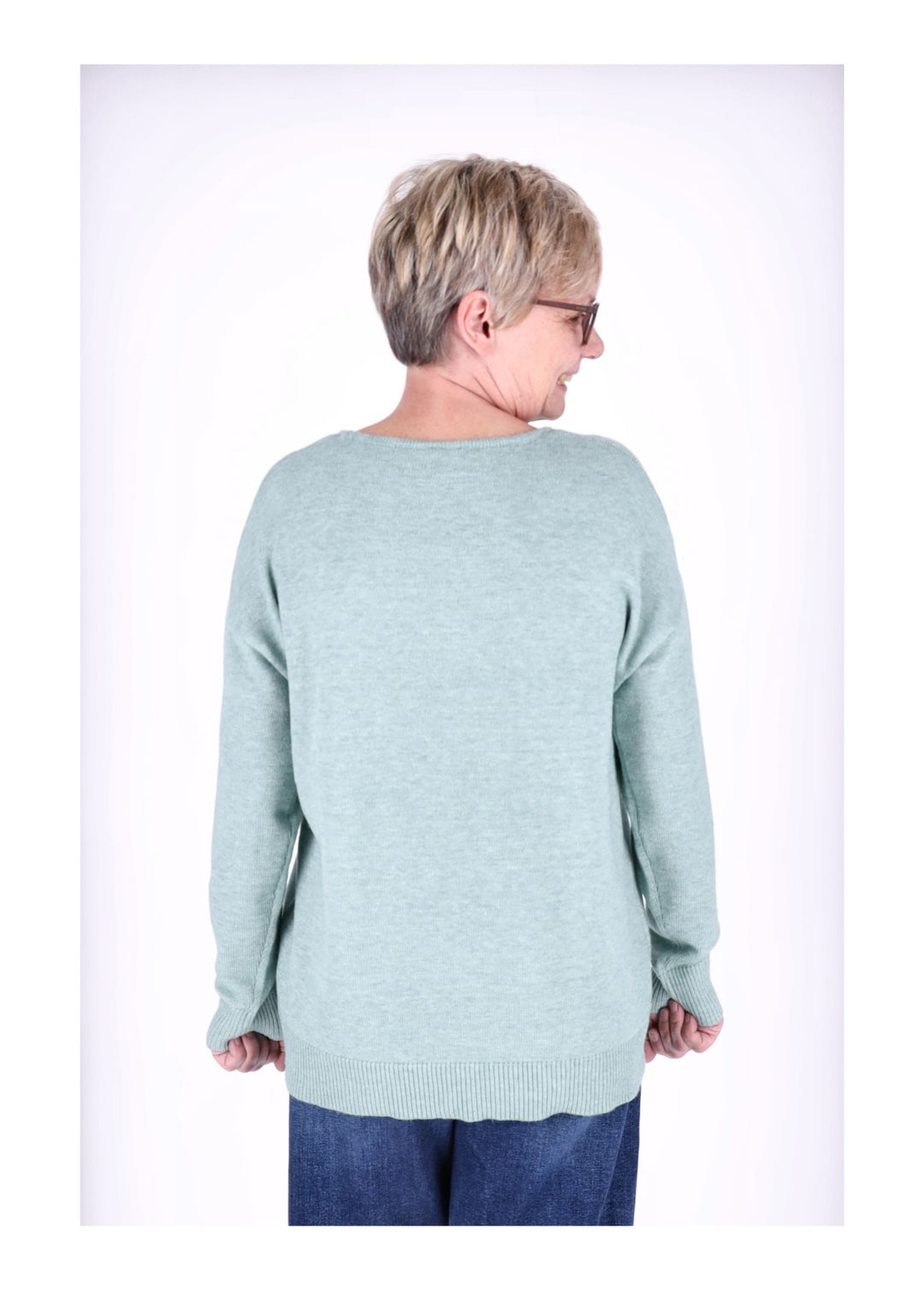 TARA M CARLA Rundhals Strickpullover
