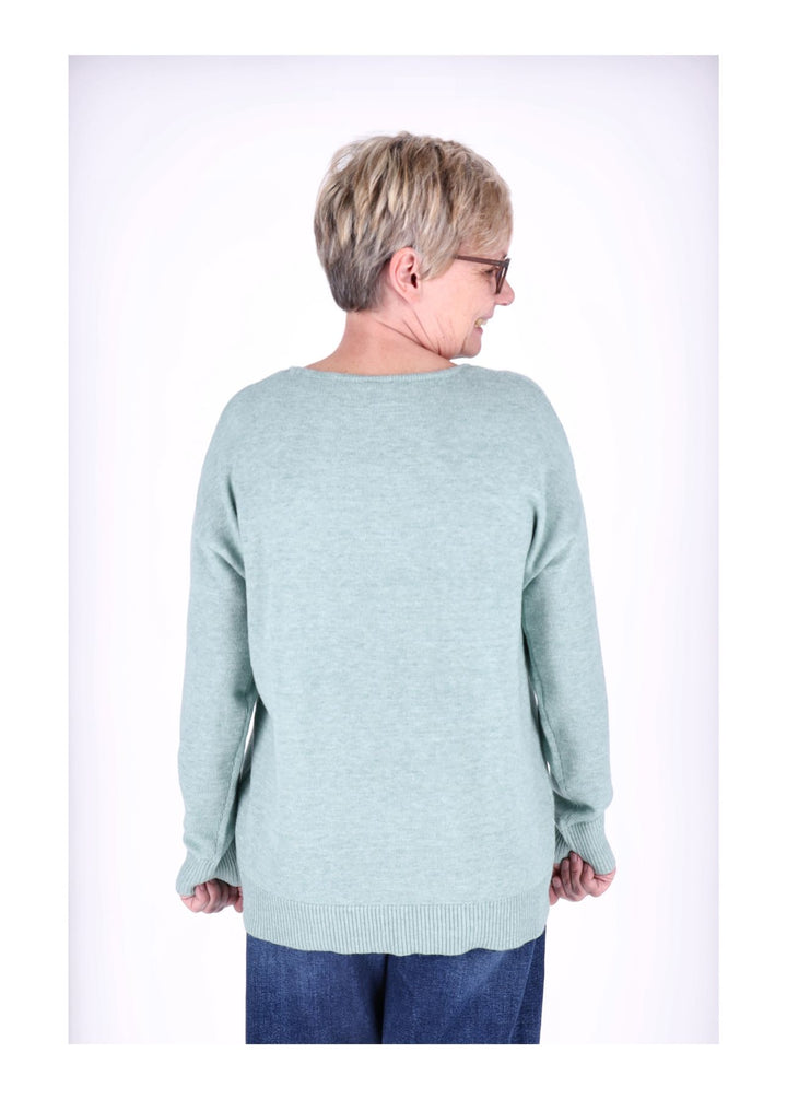 TARA M CARLA Rundhals Strickpullover