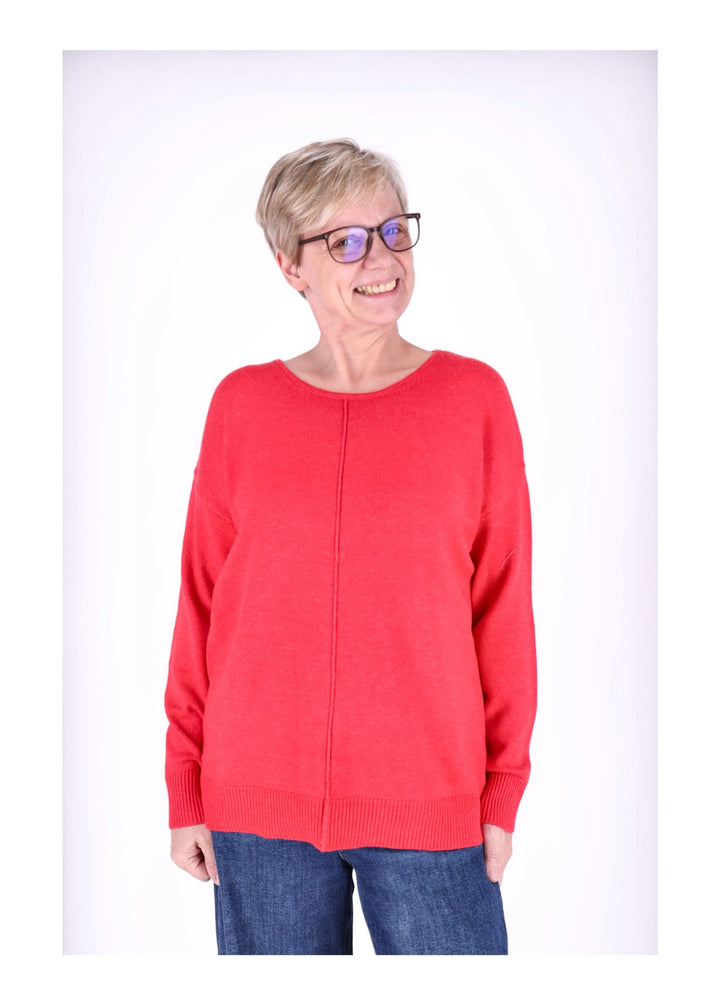 TARA M CARLA Rundhals Strickpullover
