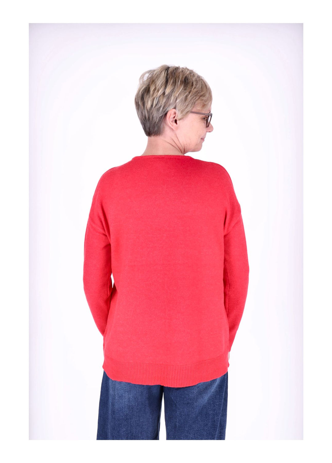 TARA M CARLA Rundhals Strickpullover