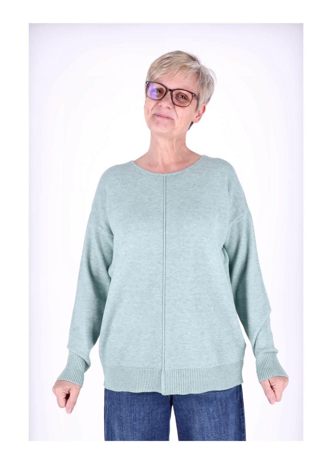 TARA M CARLA Rundhals Strickpullover