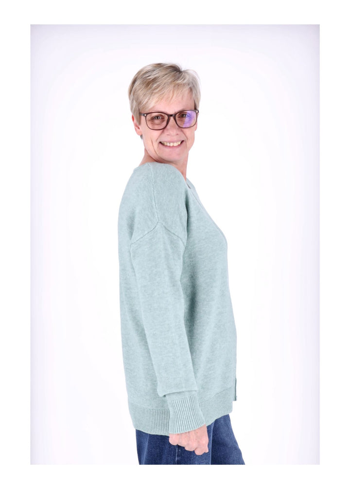 TARA M CARLA Rundhals Strickpullover