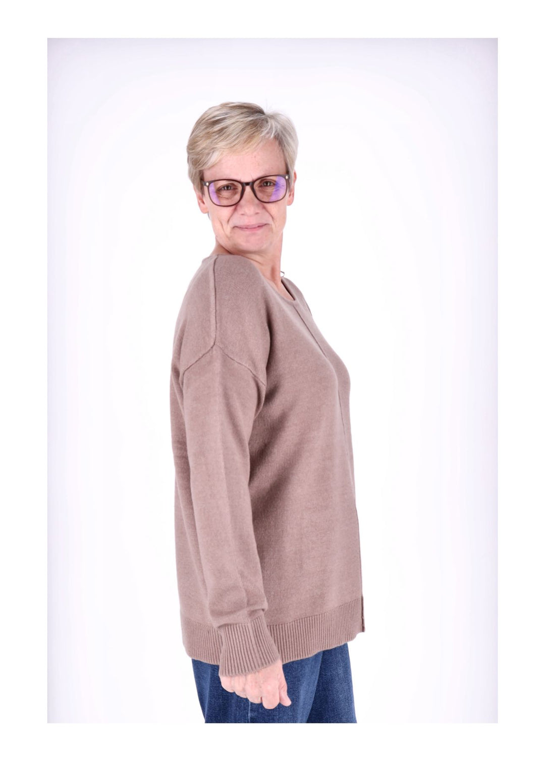 TARA M CARLA Rundhals Strickpullover