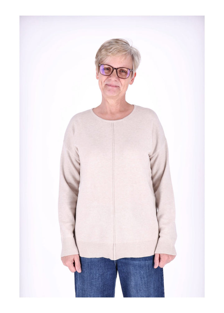 TARA M CARLA Rundhals Strickpullover