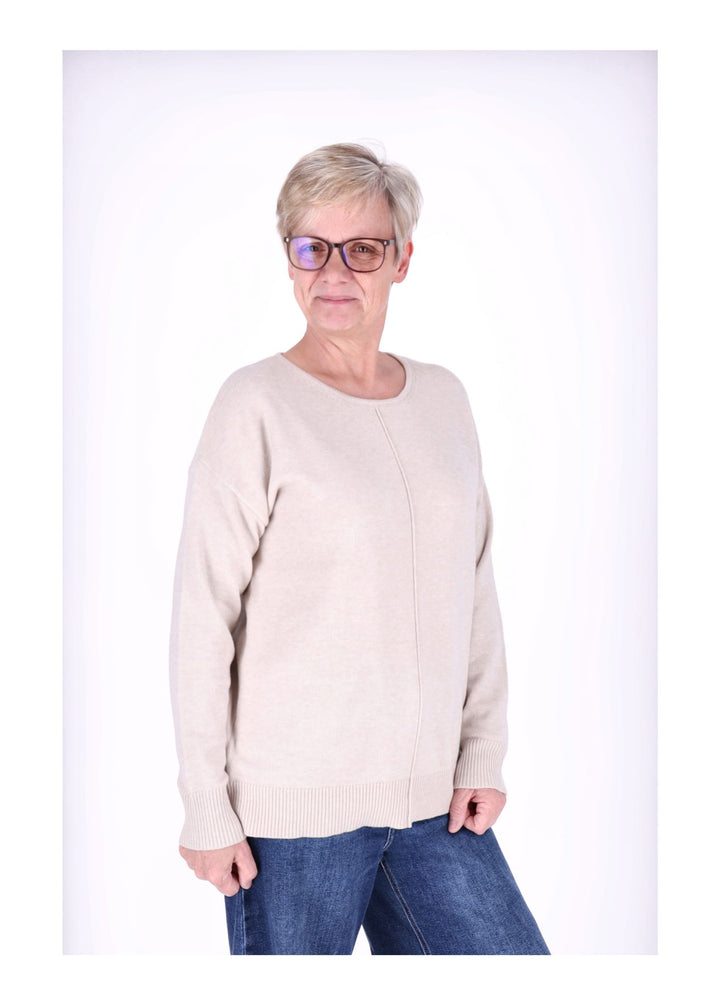 TARA M CARLA Rundhals Strickpullover