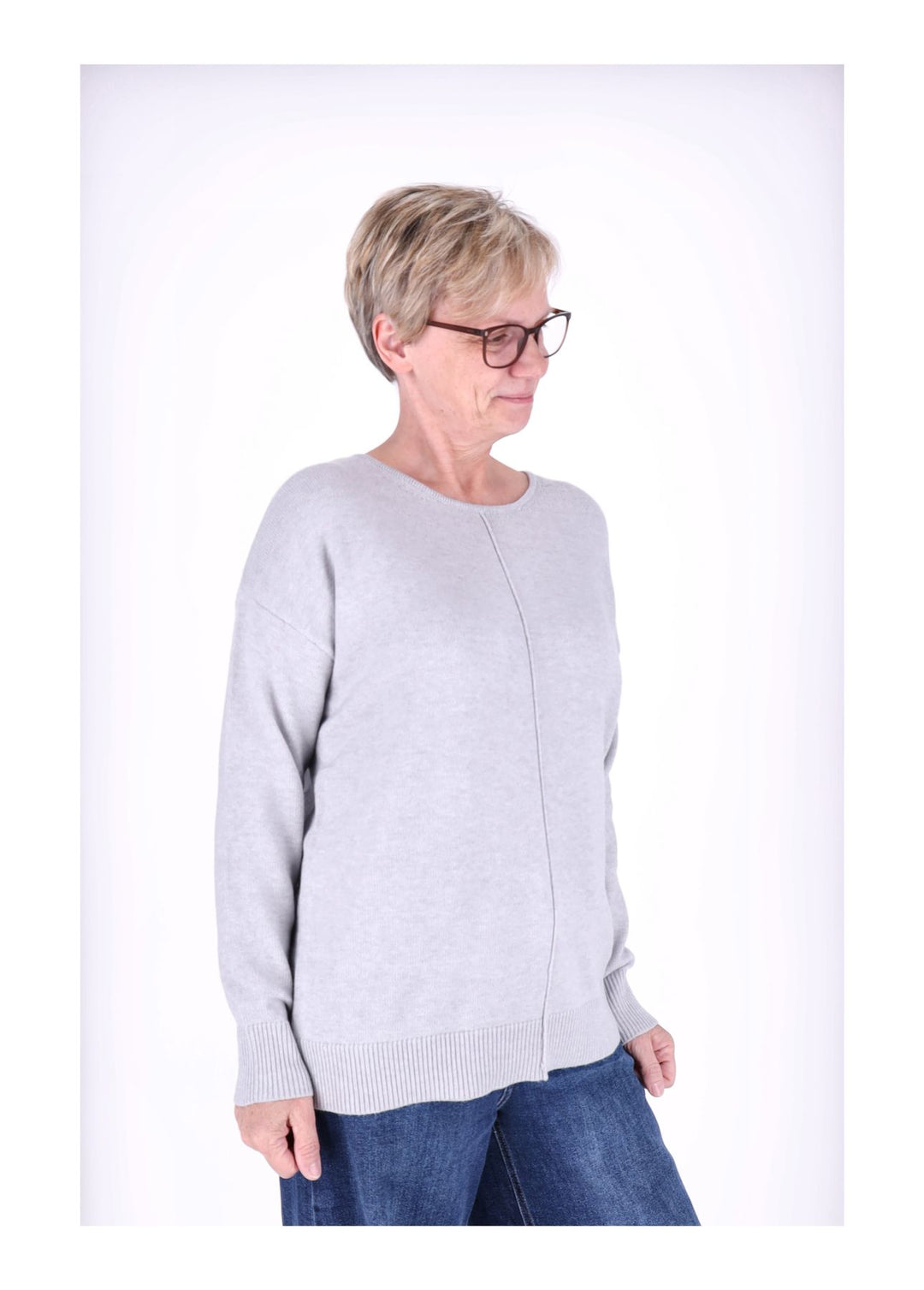 TARA M CARLA Rundhals Strickpullover