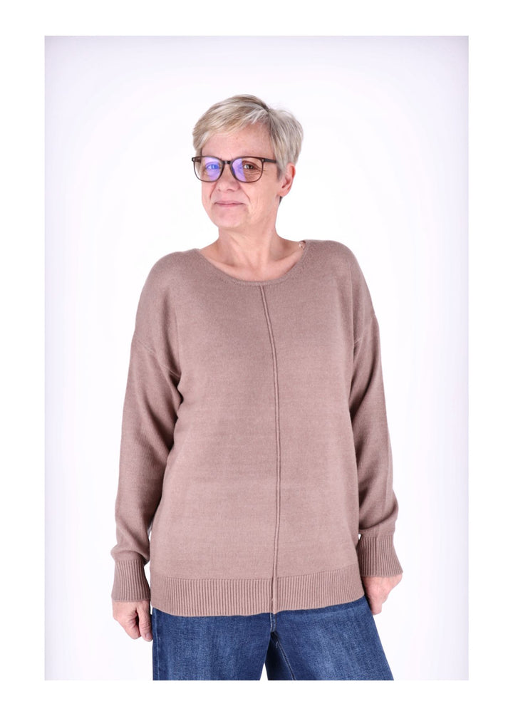 TARA M CARLA Rundhals Strickpullover