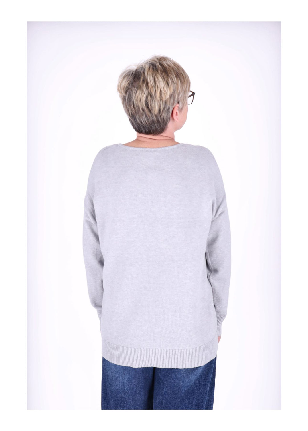 TARA M CARLA Rundhals Strickpullover