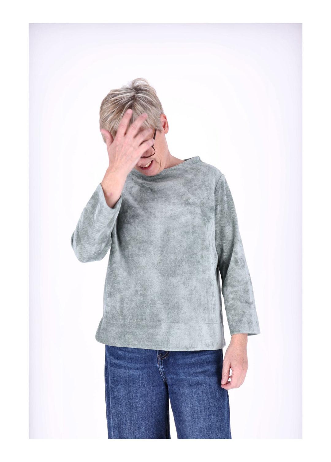 New View Damen Sweatshirt 3/4 Ärmel