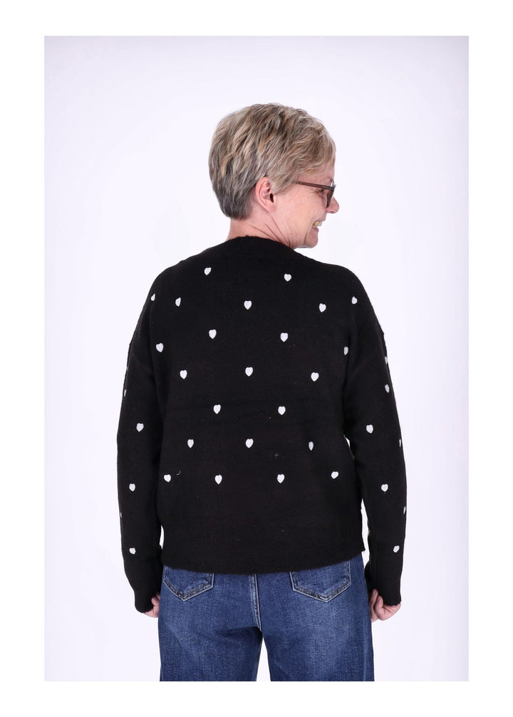 Hailys Strickpullover Damen Herzchen