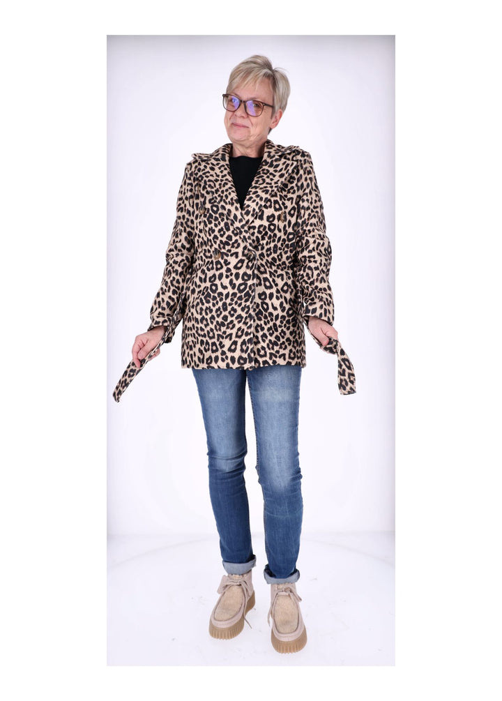 Splash of Color Kurzjacke Damen Leo
