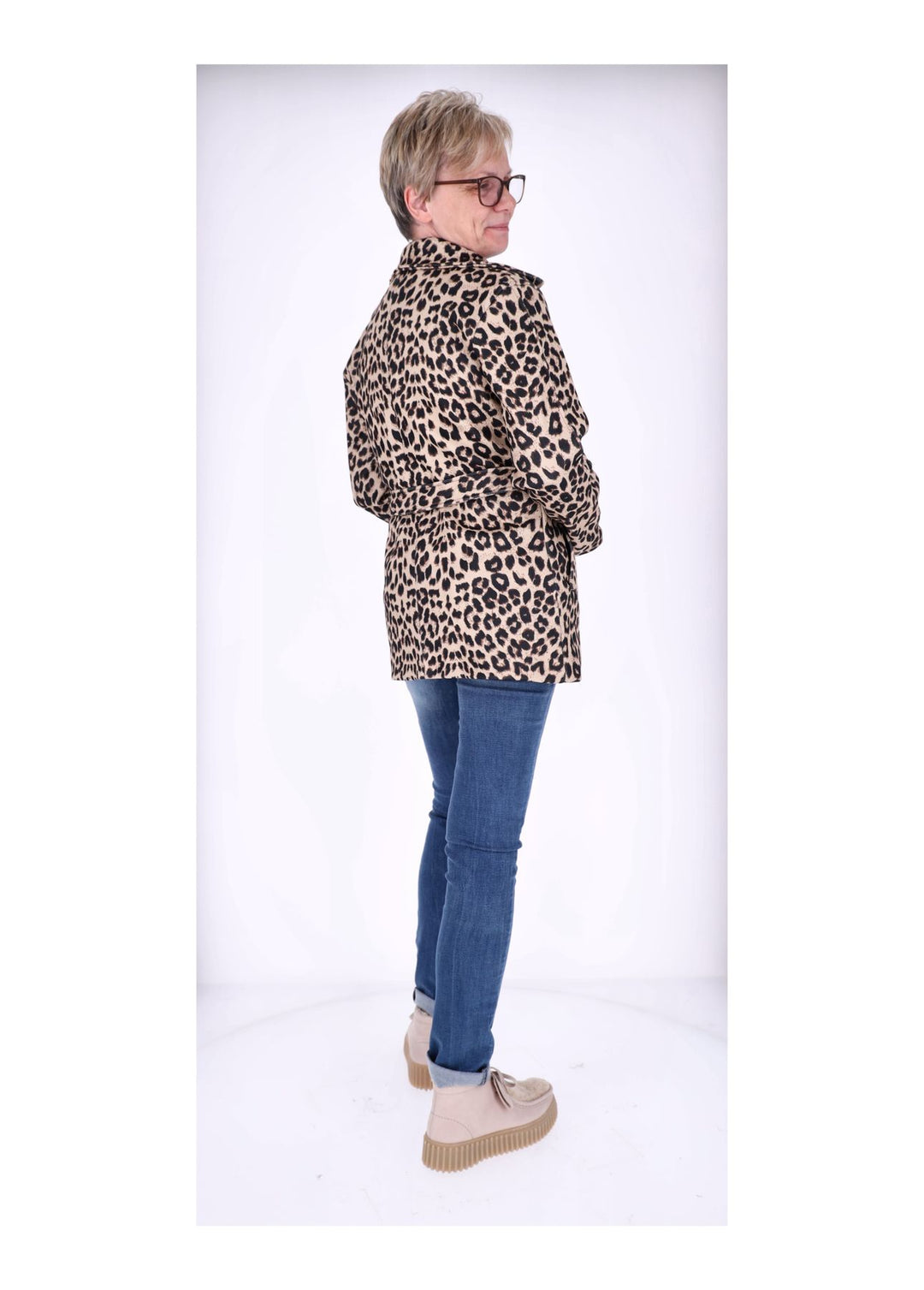 Splash of Color Kurzjacke Damen Leo