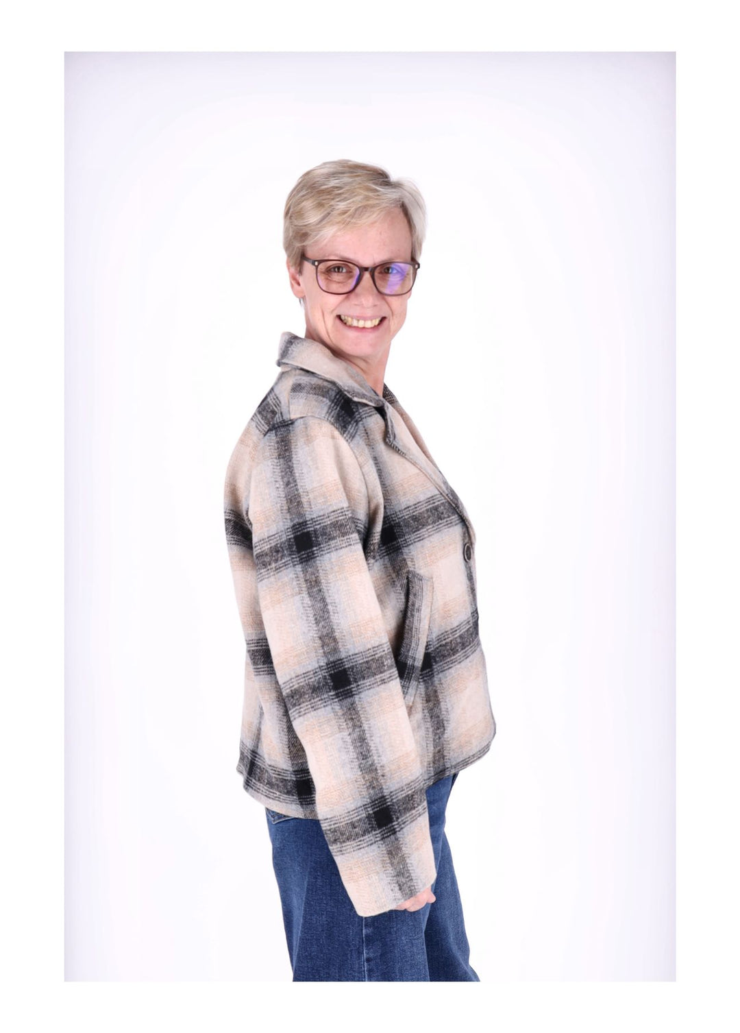Splash of Color Wolljacke Karo