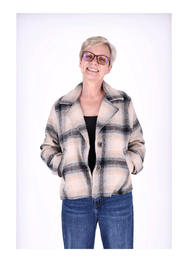 Splash of Color Wolljacke Karo