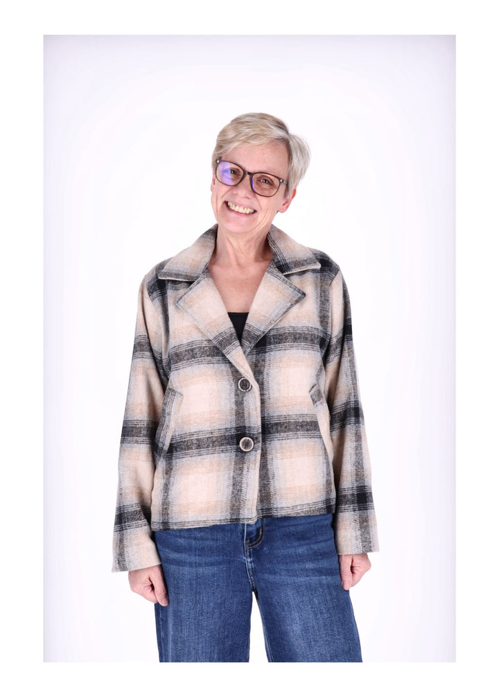 Splash of Color Wolljacke Karo
