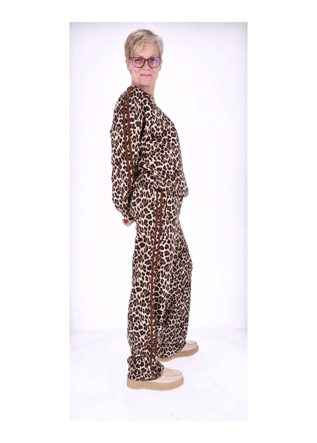 Splash of Color Damenhose Leopard
