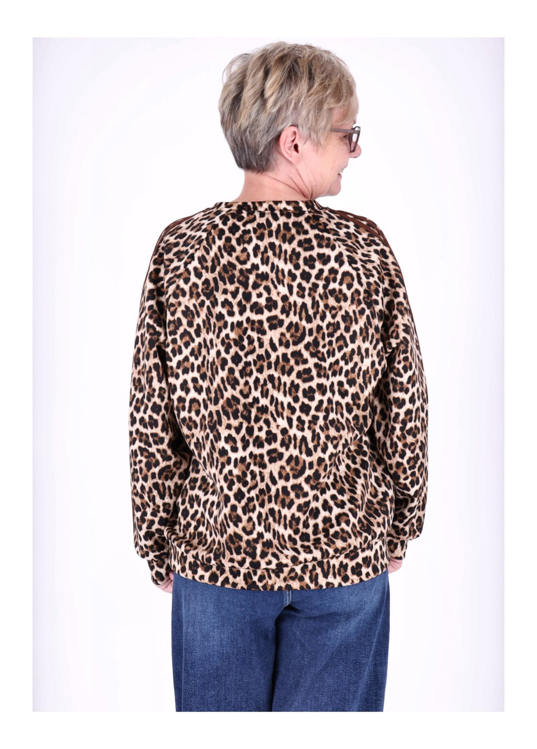 Splash of Color Damen Sweatshirt Leo