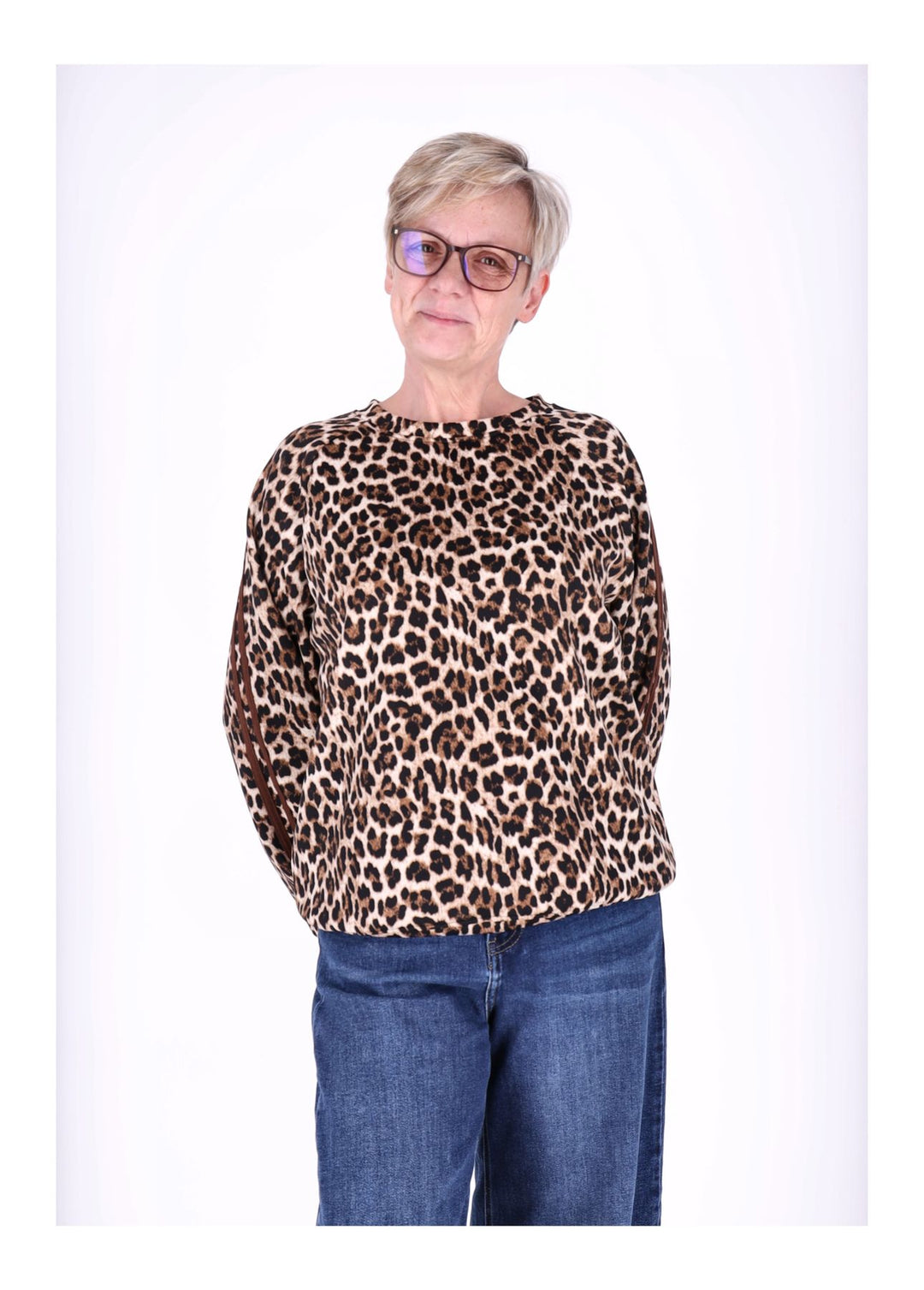 Splash of Color Damen Sweatshirt Leo