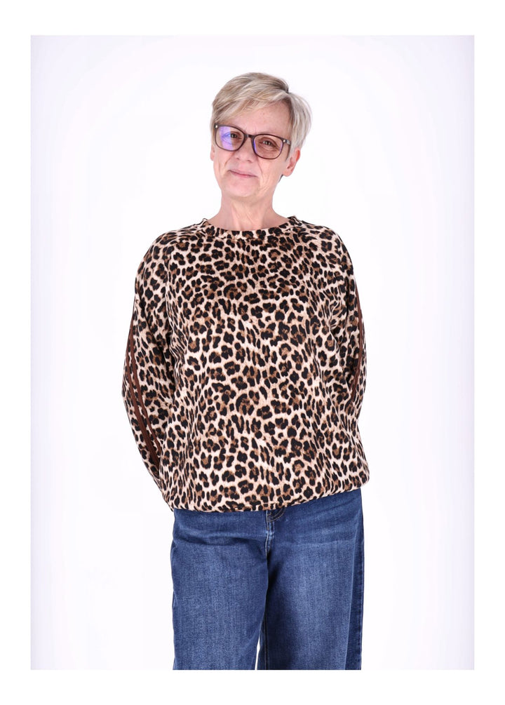 Splash of Color Damen Sweatshirt Leo