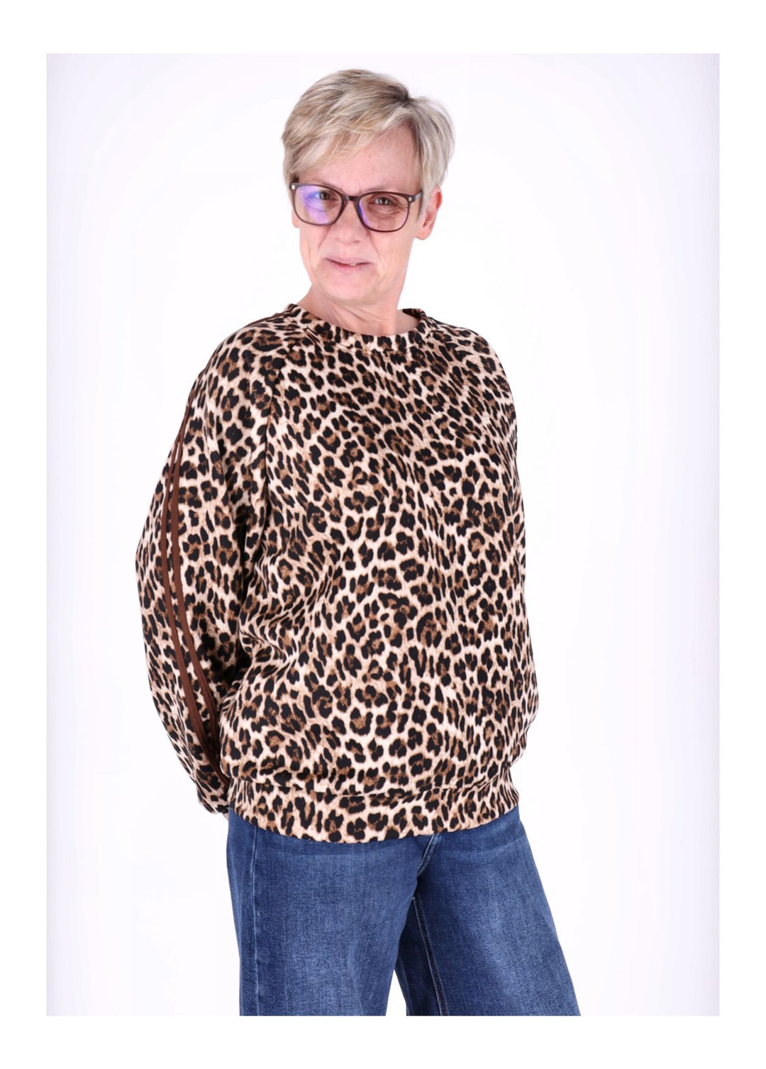 Splash of Color Damen Sweatshirt Leo