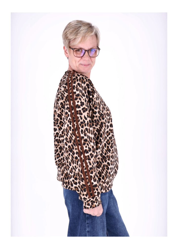 Splash of Color Damen Sweatshirt Leo