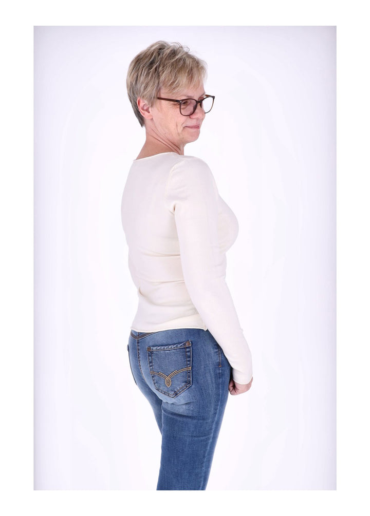 Splash of Color Feinstrick Pullover