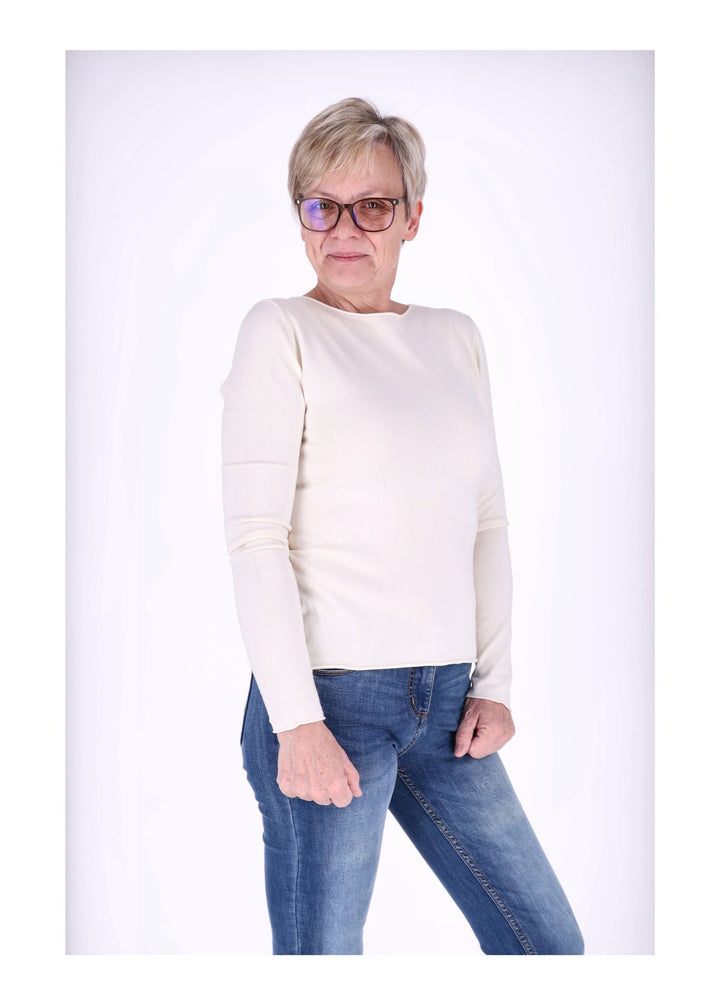 Splash of Color Feinstrick Pullover