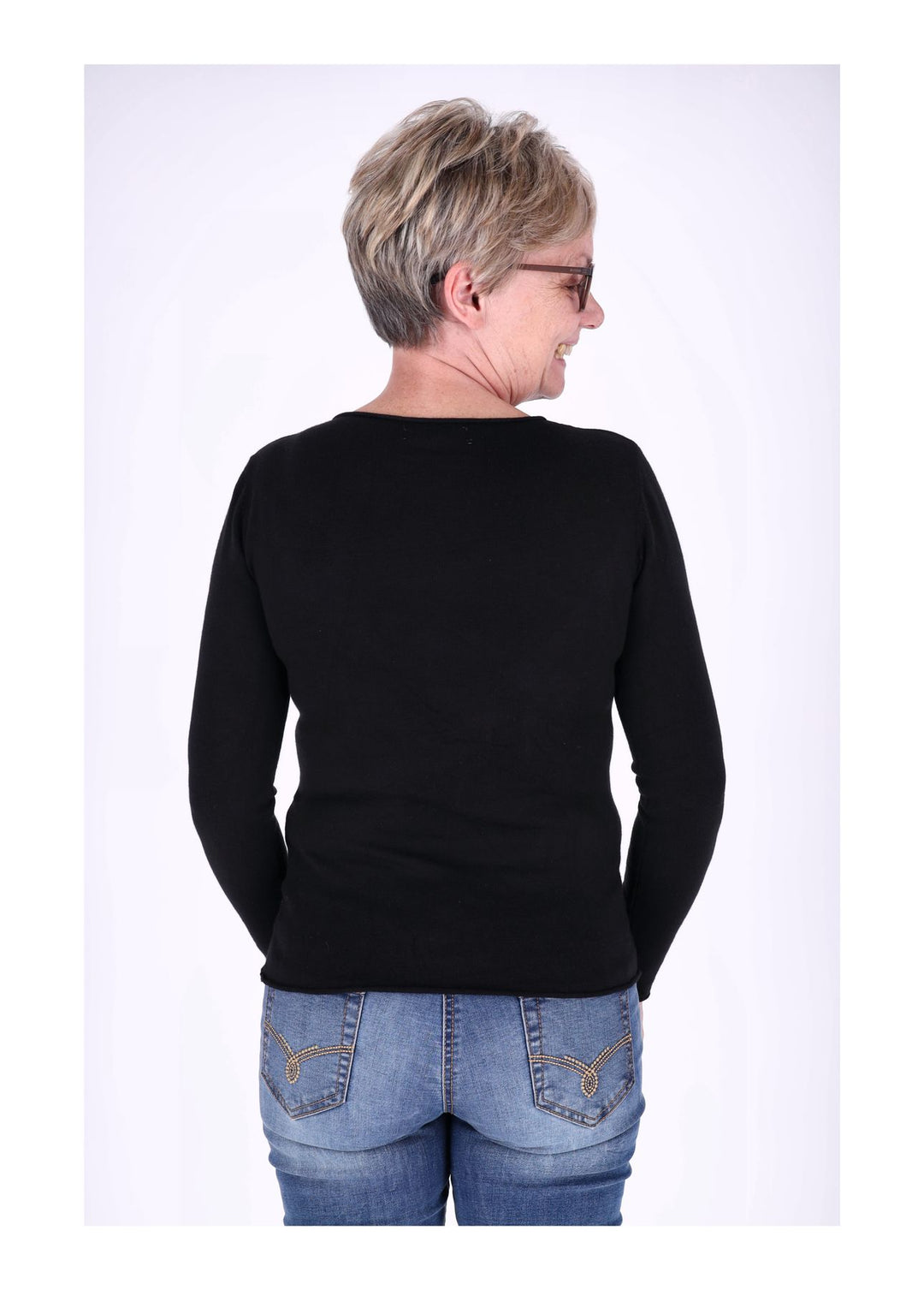 Splash of Color Feinstrick Pullover