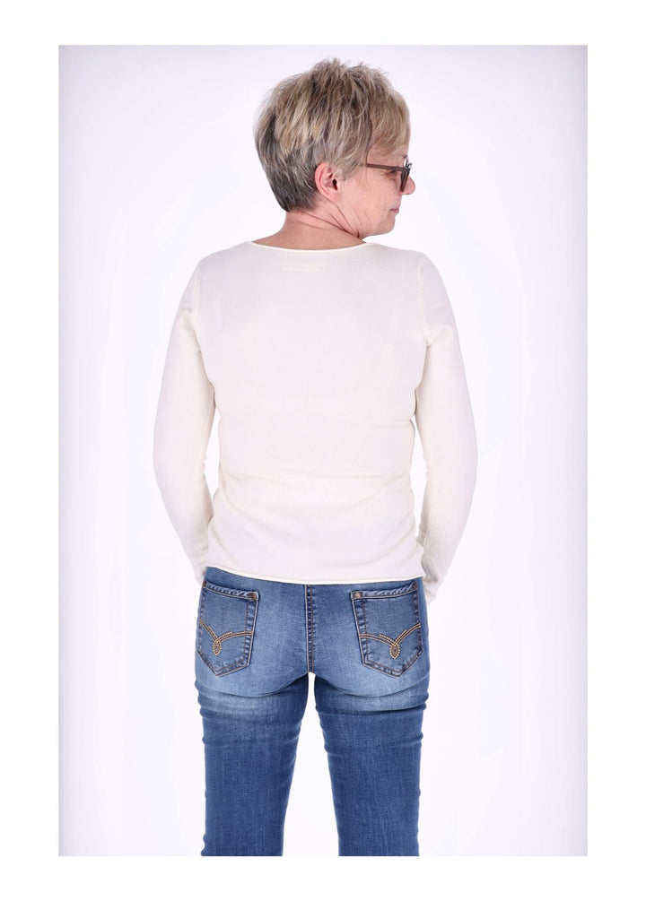 Splash of Color Feinstrick Pullover