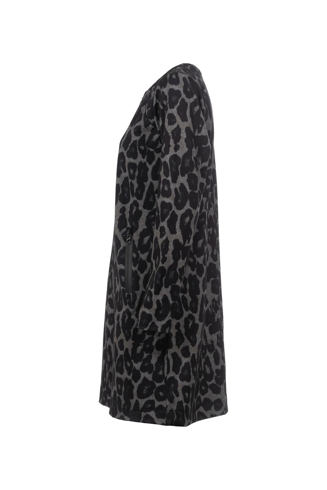 SOQUESTO Kleid kurz Leomuster