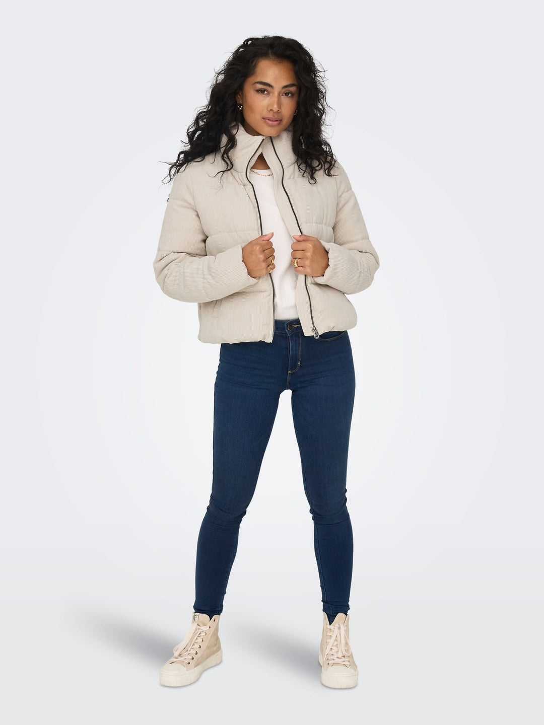 ONLY Corduroy Puffer Steppjacke