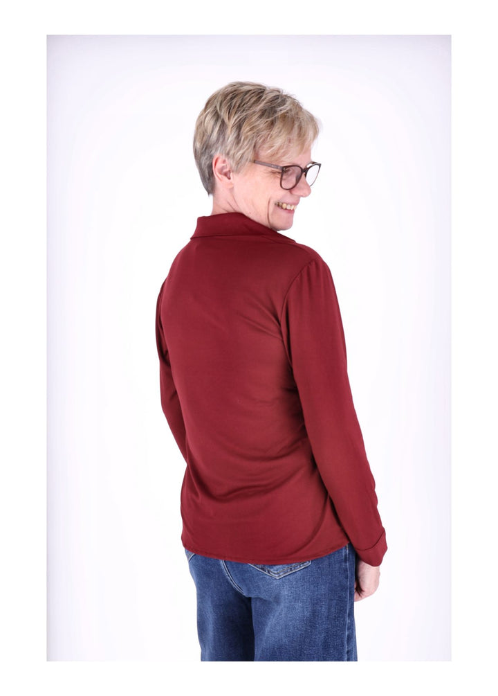 Splash of Color Bluse Uni Damen