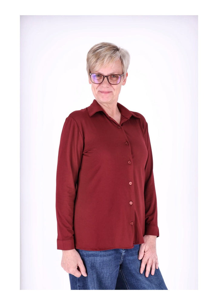 Splash of Color Bluse Uni Damen
