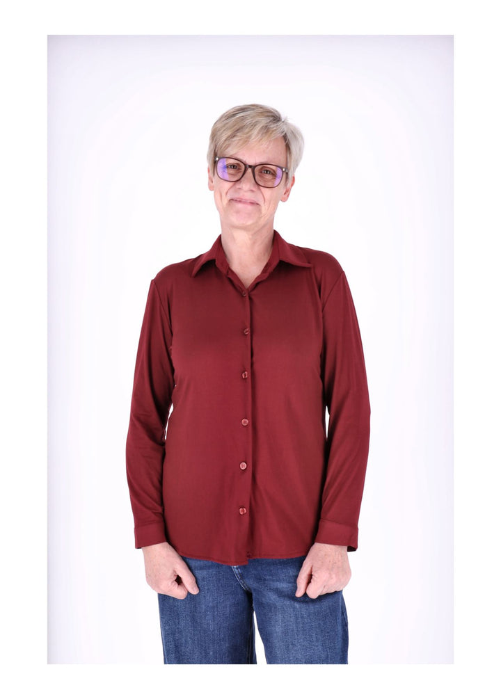 Splash of Color Bluse Uni Damen