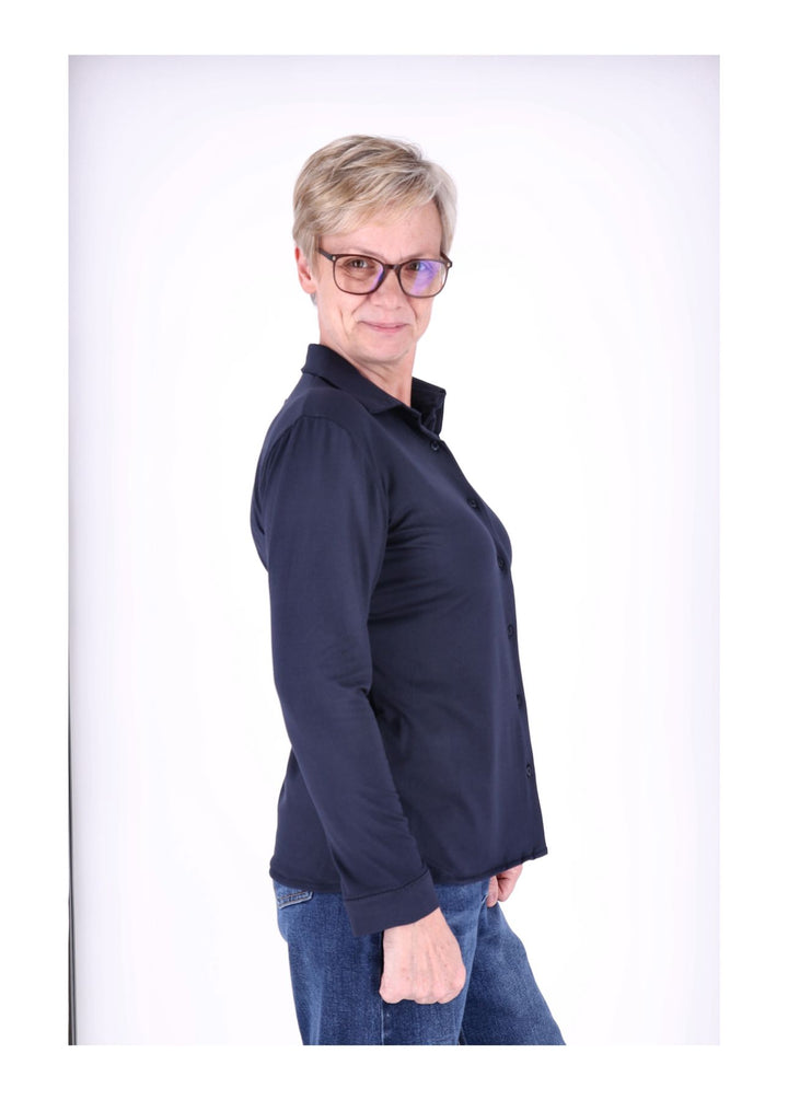 Splash of Color Bluse Uni Damen