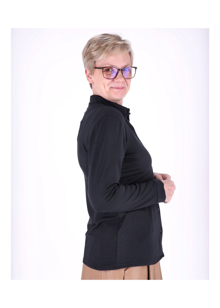 Splash of Color Bluse Uni Damen
