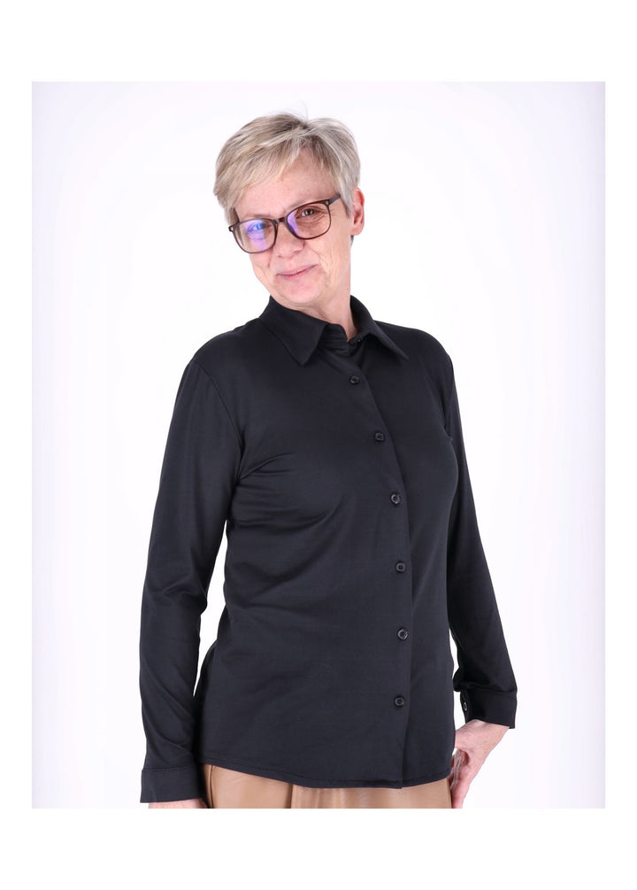 Splash of Color Bluse Uni Damen