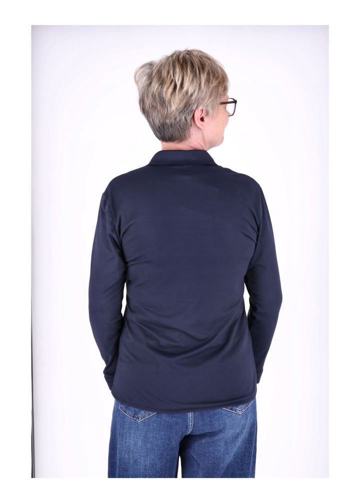 Splash of Color Bluse Uni Damen