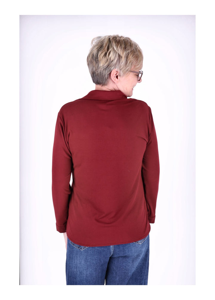 Splash of Color Bluse Uni Damen